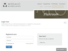 Tablet Screenshot of mosaicaaprojects.com